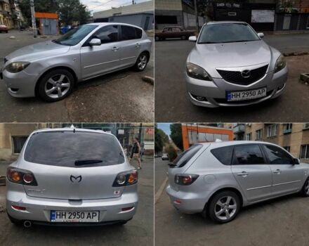 Серый Мазда 3, объемом двигателя 2 л и пробегом 221 тыс. км за 3491 $, фото 1 на Automoto.ua