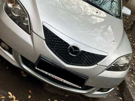 Серый Мазда 3, объемом двигателя 2 л и пробегом 212 тыс. км за 4500 $, фото 1 на Automoto.ua