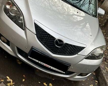 Серый Мазда 3, объемом двигателя 2 л и пробегом 212 тыс. км за 3900 $, фото 1 на Automoto.ua