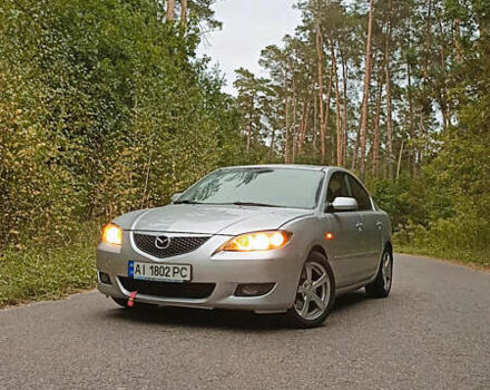 Серый Мазда 3, объемом двигателя 2 л и пробегом 345 тыс. км за 4150 $, фото 1 на Automoto.ua