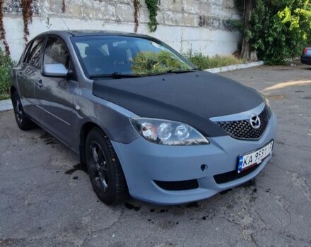 Серый Мазда 3, объемом двигателя 1.6 л и пробегом 180 тыс. км за 4500 $, фото 1 на Automoto.ua