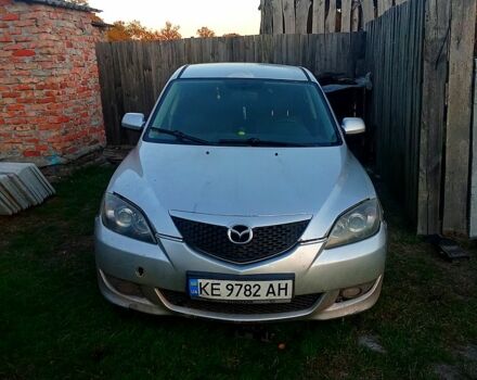 Серый Мазда 3, объемом двигателя 2 л и пробегом 280 тыс. км за 1500 $, фото 1 на Automoto.ua