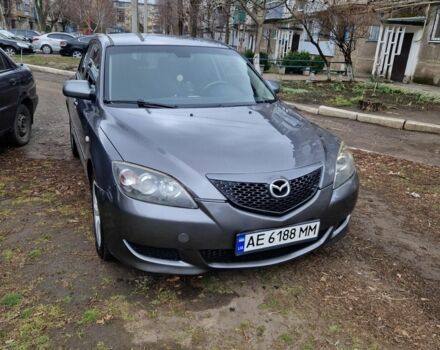 Серый Мазда 3, объемом двигателя 2 л и пробегом 203 тыс. км за 5200 $, фото 1 на Automoto.ua