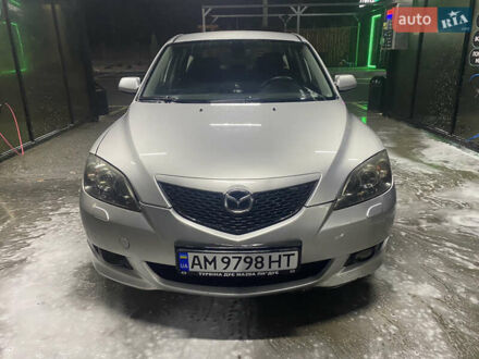 Серый Мазда 3, объемом двигателя 1.56 л и пробегом 280 тыс. км за 3400 $, фото 1 на Automoto.ua