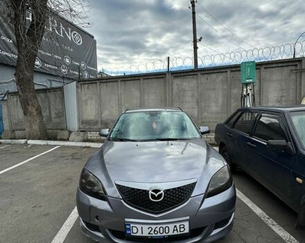 Серый Мазда 3, объемом двигателя 2 л и пробегом 313 тыс. км за 2900 $, фото 1 на Automoto.ua