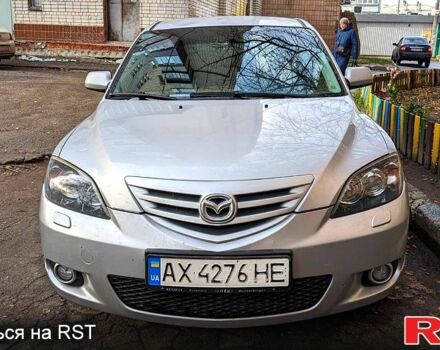 Серый Мазда 3, объемом двигателя 2 л и пробегом 145 тыс. км за 3999 $, фото 1 на Automoto.ua