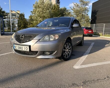 Серый Мазда 3, объемом двигателя 2 л и пробегом 240 тыс. км за 3507 $, фото 1 на Automoto.ua