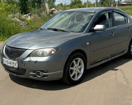 Серый Мазда 3, объемом двигателя 2 л и пробегом 198 тыс. км за 2800 $, фото 1 на Automoto.ua