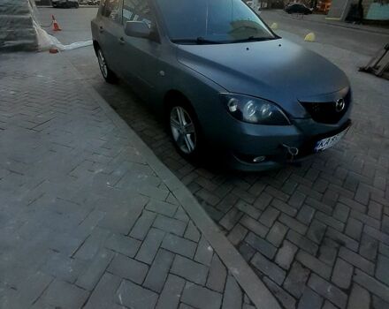 Серый Мазда 3, объемом двигателя 1.6 л и пробегом 288 тыс. км за 3500 $, фото 1 на Automoto.ua