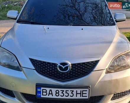 Серый Мазда 3, объемом двигателя 1.6 л и пробегом 225 тыс. км за 4600 $, фото 1 на Automoto.ua