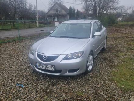 Серый Мазда 3, объемом двигателя 1.6 л и пробегом 240 тыс. км за 4500 $, фото 1 на Automoto.ua