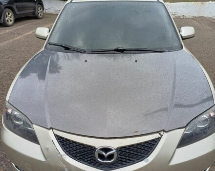 Серый Мазда 3, объемом двигателя 2 л и пробегом 332 тыс. км за 2600 $, фото 1 на Automoto.ua