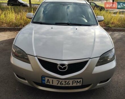 Сірий Мазда 3, об'ємом двигуна 1.6 л та пробігом 190 тис. км за 4650 $, фото 1 на Automoto.ua