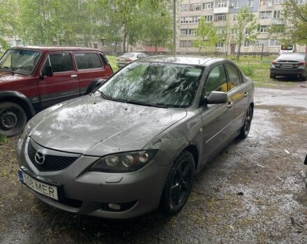 Серый Мазда 3, объемом двигателя 1.6 л и пробегом 350 тыс. км за 751 $, фото 1 на Automoto.ua