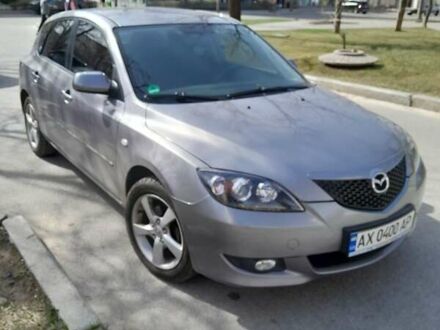 Серый Мазда 3, объемом двигателя 1.6 л и пробегом 180 тыс. км за 4650 $, фото 1 на Automoto.ua