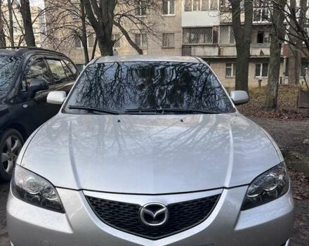 Серый Мазда 3, объемом двигателя 2 л и пробегом 268 тыс. км за 3650 $, фото 1 на Automoto.ua