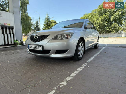 Серый Мазда 3, объемом двигателя 1.6 л и пробегом 145 тыс. км за 6222 $, фото 1 на Automoto.ua