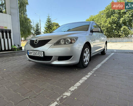 Серый Мазда 3, объемом двигателя 1.6 л и пробегом 145 тыс. км за 6222 $, фото 1 на Automoto.ua