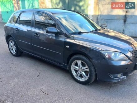 Серый Мазда 3, объемом двигателя 1.6 л и пробегом 265 тыс. км за 3200 $, фото 1 на Automoto.ua