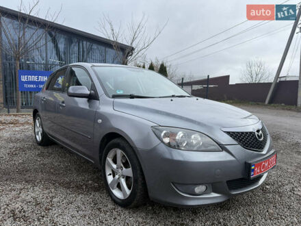 Серый Мазда 3, объемом двигателя 1.6 л и пробегом 207 тыс. км за 4600 $, фото 1 на Automoto.ua