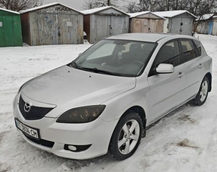 Серый Мазда 3, объемом двигателя 1.6 л и пробегом 385 тыс. км за 3605 $, фото 1 на Automoto.ua