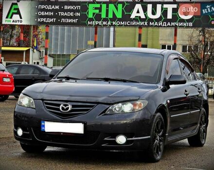 Серый Мазда 3, объемом двигателя 2 л и пробегом 178 тыс. км за 5200 $, фото 1 на Automoto.ua