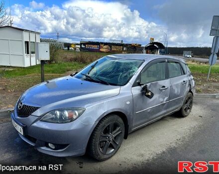 Серый Мазда 3, объемом двигателя 1.6 л и пробегом 200 тыс. км за 1600 $, фото 1 на Automoto.ua