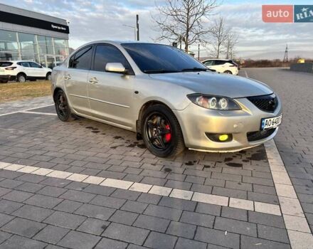 Серый Мазда 3, объемом двигателя 1.6 л и пробегом 265 тыс. км за 4350 $, фото 1 на Automoto.ua