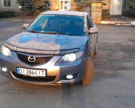 Серый Мазда 3, объемом двигателя 1.6 л и пробегом 259 тыс. км за 3550 $, фото 1 на Automoto.ua