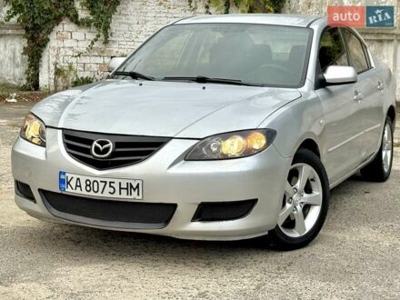 Серый Мазда 3, объемом двигателя 2 л и пробегом 214 тыс. км за 4450 $, фото 1 на Automoto.ua