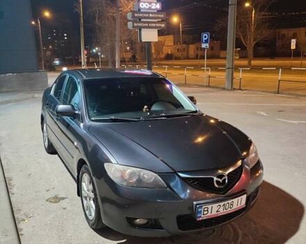 Серый Мазда 3, объемом двигателя 1.6 л и пробегом 214 тыс. км за 5900 $, фото 1 на Automoto.ua