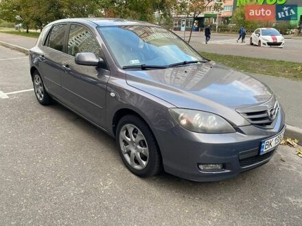 Серый Мазда 3, объемом двигателя 2 л и пробегом 298 тыс. км за 4500 $, фото 1 на Automoto.ua