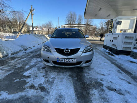 Серый Мазда 3, объемом двигателя 1.6 л и пробегом 383 тыс. км за 3699 $, фото 1 на Automoto.ua