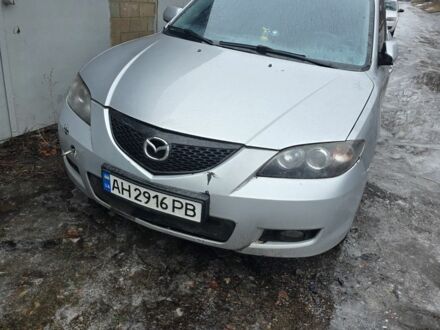 Серый Мазда 3, объемом двигателя 2 л и пробегом 240 тыс. км за 1500 $, фото 1 на Automoto.ua
