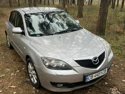 Серый Мазда 3, объемом двигателя 1.6 л и пробегом 217 тыс. км за 4300 $, фото 1 на Automoto.ua