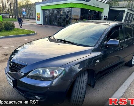 Серый Мазда 3, объемом двигателя 1.6 л и пробегом 220 тыс. км за 4800 $, фото 1 на Automoto.ua