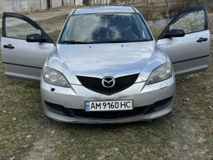 Серый Мазда 3, объемом двигателя 1.6 л и пробегом 210 тыс. км за 4100 $, фото 1 на Automoto.ua