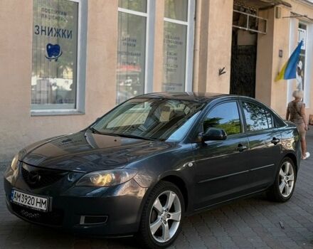 Серый Мазда 3, объемом двигателя 1.6 л и пробегом 220 тыс. км за 5499 $, фото 1 на Automoto.ua