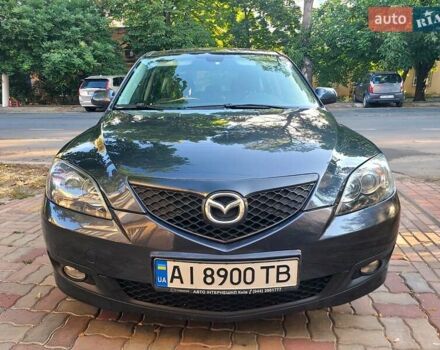 Серый Мазда 3, объемом двигателя 1.6 л и пробегом 223 тыс. км за 6850 $, фото 1 на Automoto.ua