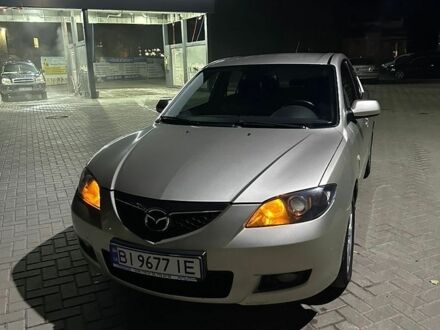 Серый Мазда 3, объемом двигателя 2 л и пробегом 213 тыс. км за 5500 $, фото 1 на Automoto.ua
