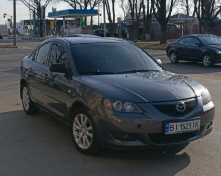 Серый Мазда 3, объемом двигателя 1.6 л и пробегом 208 тыс. км за 4800 $, фото 1 на Automoto.ua