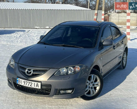 Серый Мазда 3, объемом двигателя 2 л и пробегом 163 тыс. км за 4500 $, фото 1 на Automoto.ua