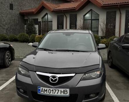Серый Мазда 3, объемом двигателя 1.6 л и пробегом 228 тыс. км за 5600 $, фото 1 на Automoto.ua