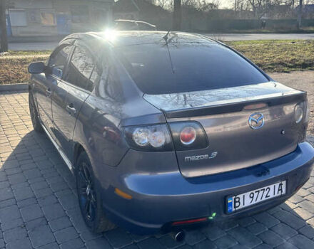 Серый Мазда 3, объемом двигателя 2 л и пробегом 162 тыс. км за 5200 $, фото 1 на Automoto.ua