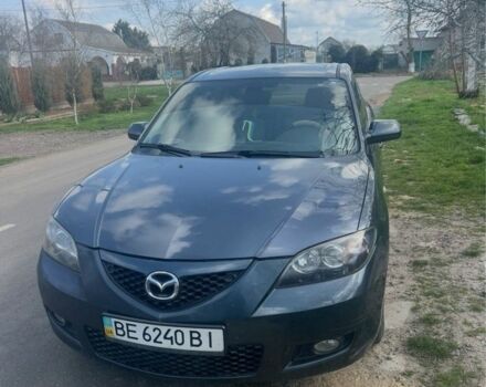Серый Мазда 3, объемом двигателя 1.6 л и пробегом 205 тыс. км за 4400 $, фото 1 на Automoto.ua