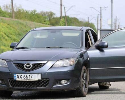 Серый Мазда 3, объемом двигателя 1.6 л и пробегом 224 тыс. км за 5500 $, фото 1 на Automoto.ua