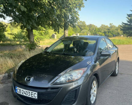 Серый Мазда 3, объемом двигателя 2 л и пробегом 168 тыс. км за 7300 $, фото 1 на Automoto.ua