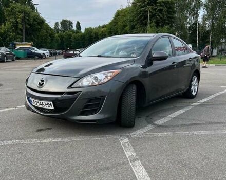 Серый Мазда 3, объемом двигателя 2 л и пробегом 102 тыс. км за 6300 $, фото 1 на Automoto.ua