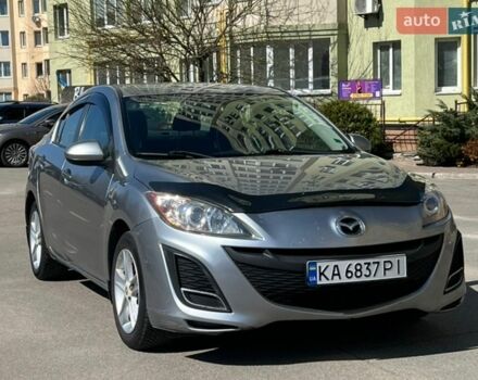 Серый Мазда 3, объемом двигателя 2 л и пробегом 231 тыс. км за 6750 $, фото 1 на Automoto.ua