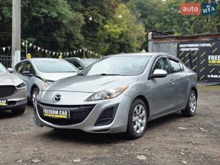 Серый Мазда 3, объемом двигателя 2 л и пробегом 247 тыс. км за 7600 $, фото 1 на Automoto.ua